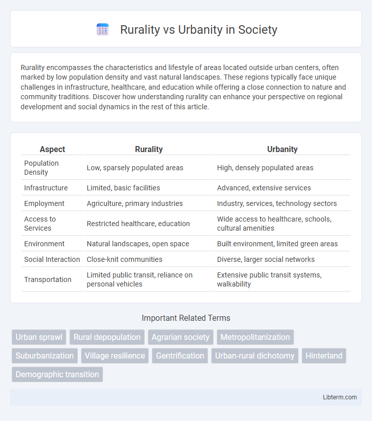 Urbanity vs Rurality in Society - What is The Difference?