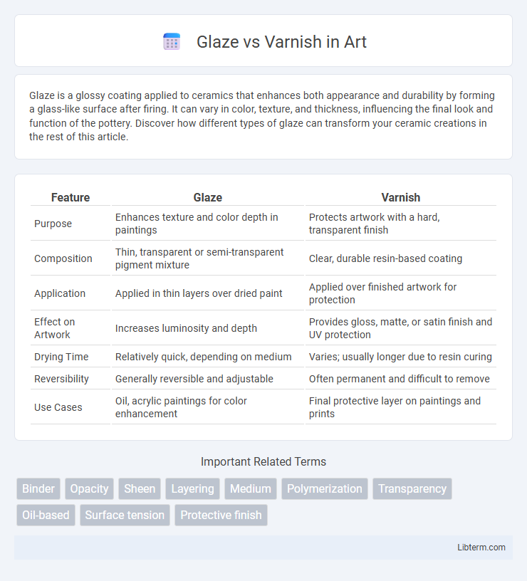 Varnish vs Glaze in Art - What is The Difference?