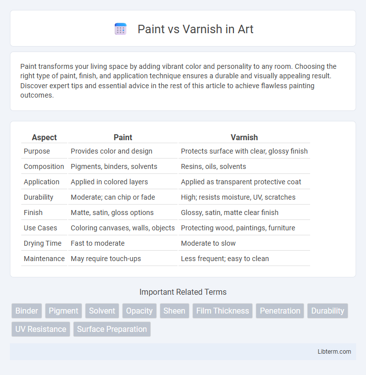 Varnish vs Paint in Art - What is The Difference?