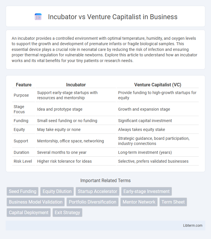 Venture Capitalist vs Incubator in Business - What is The Difference?