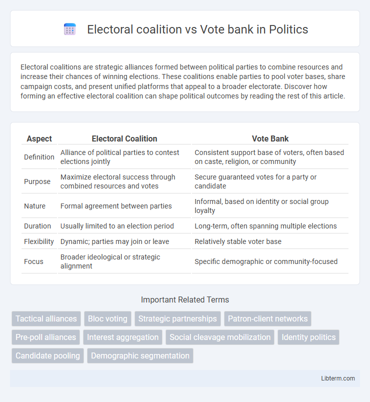 Vote bank vs Electoral coalition in Politics - What is The Difference?