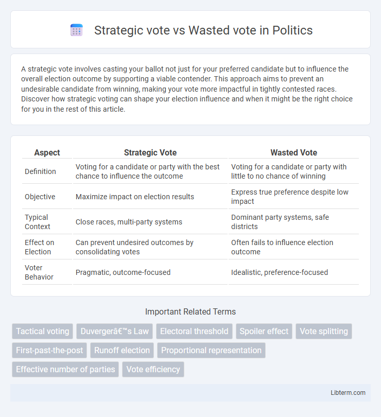 Wasted vote vs Strategic vote in Politics - What is The Difference?
