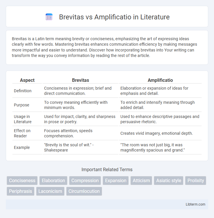 Amplificatio vs Brevitas in Literature - What is The Difference?