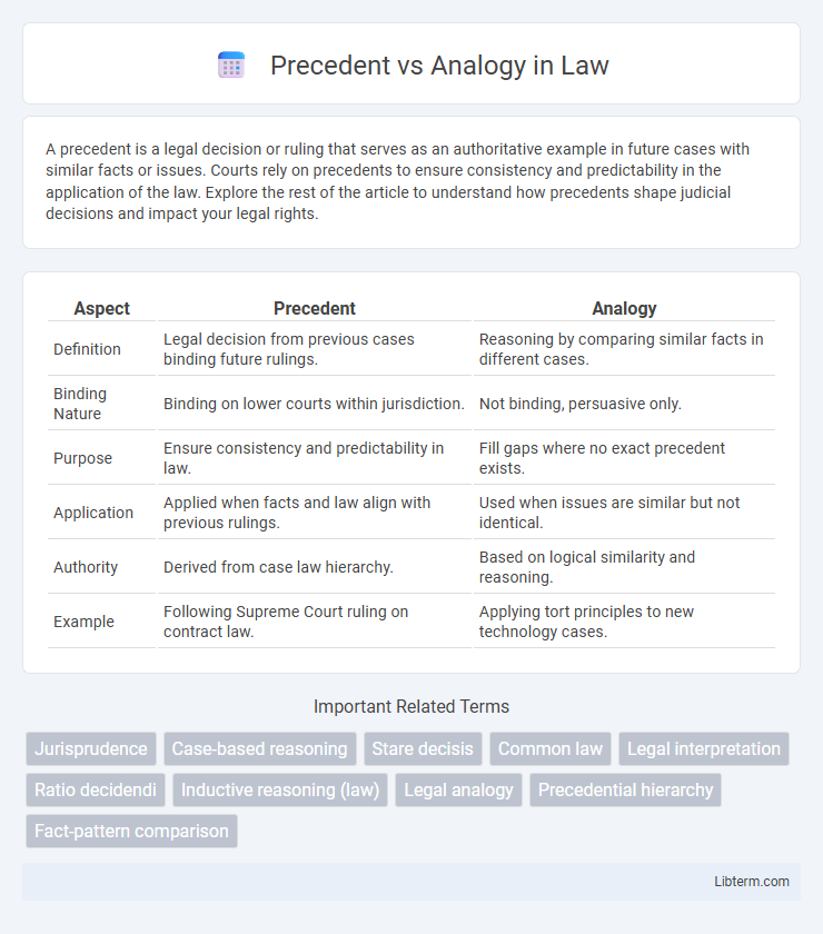 Analogy vs Precedent in Law - What is The Difference?