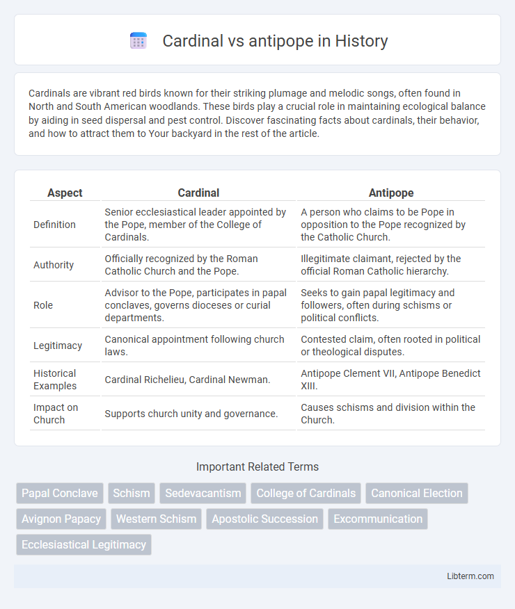 antipope vs Cardinal in History - What is The Difference?