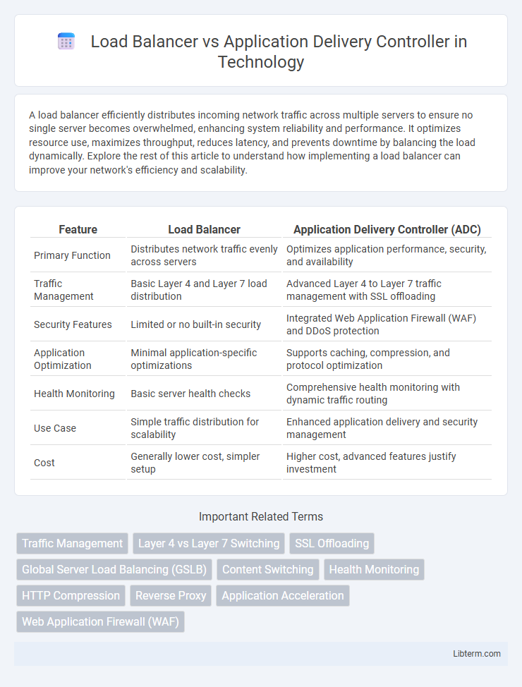 Application Delivery Controller vs Load Balancer in Technology - What is The Difference?