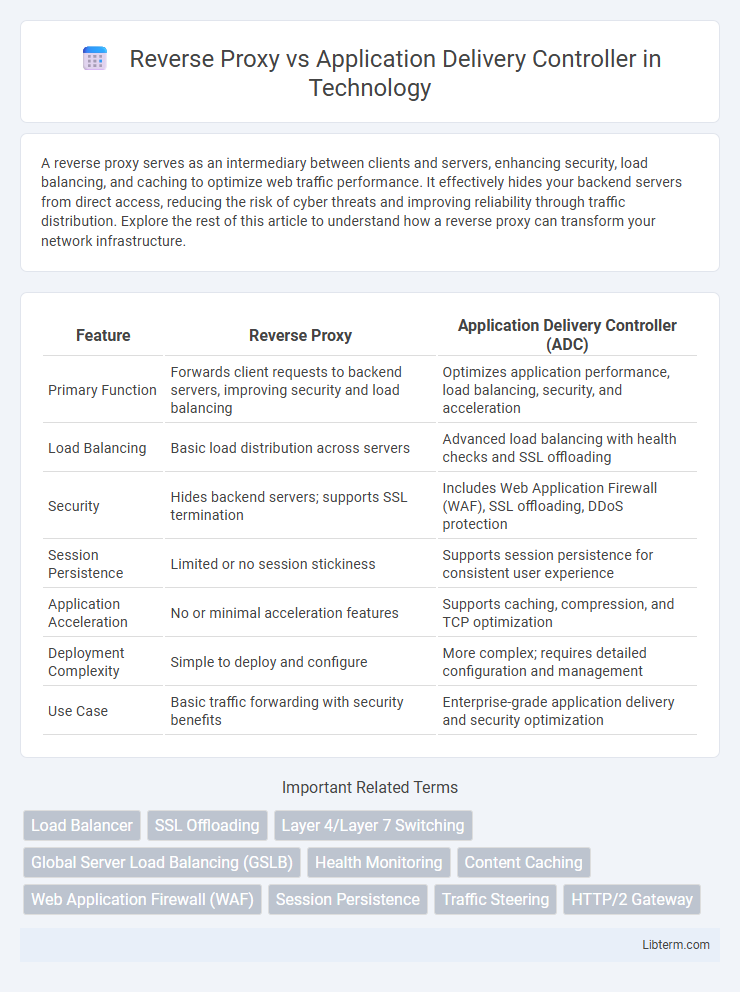 Application Delivery Controller vs Reverse Proxy in Technology - What is The Difference?