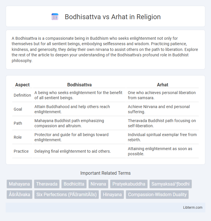 Arhat vs Bodhisattva in Religion - What is The Difference?
