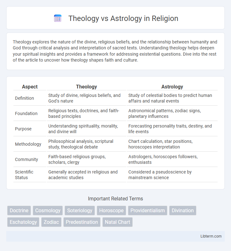 Astrology vs Theology in Religion - What is The Difference?
