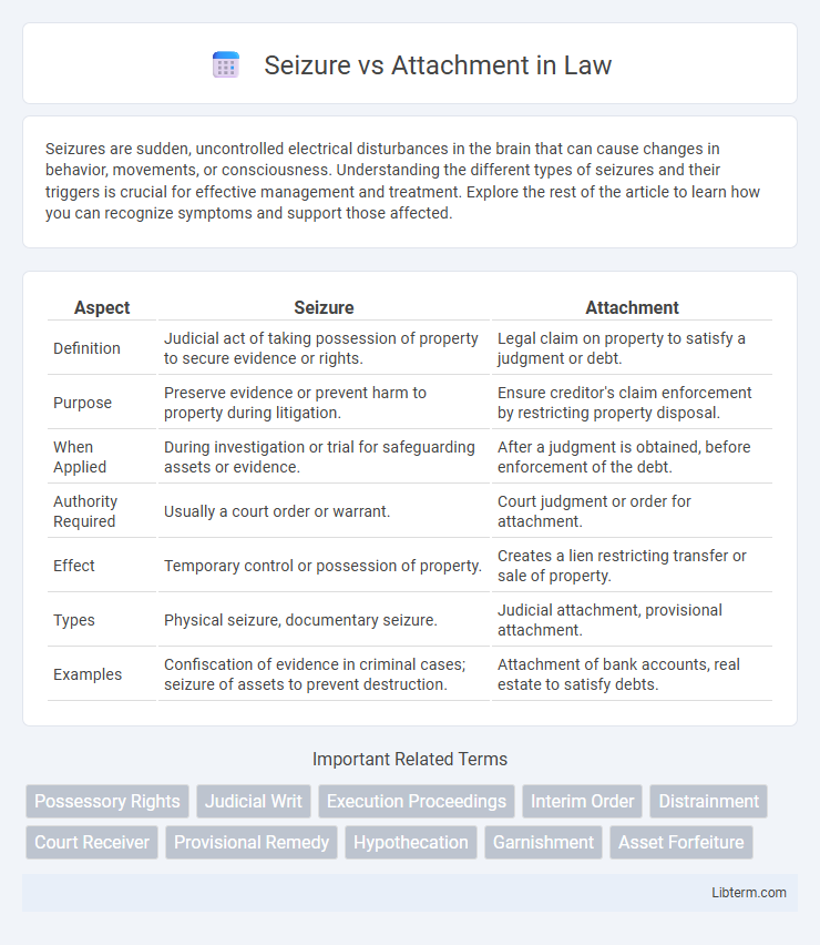 Attachment vs Seizure in Law - What is The Difference?