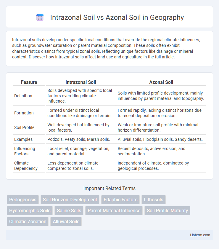 Azonal Soil vs Intrazonal Soil in Geography - What is The Difference?