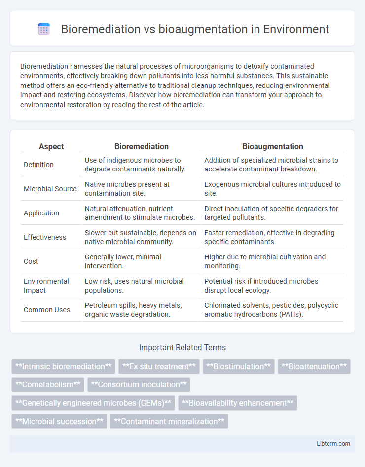 bioaugmentation vs Bioremediation in Environment - What is The Difference?