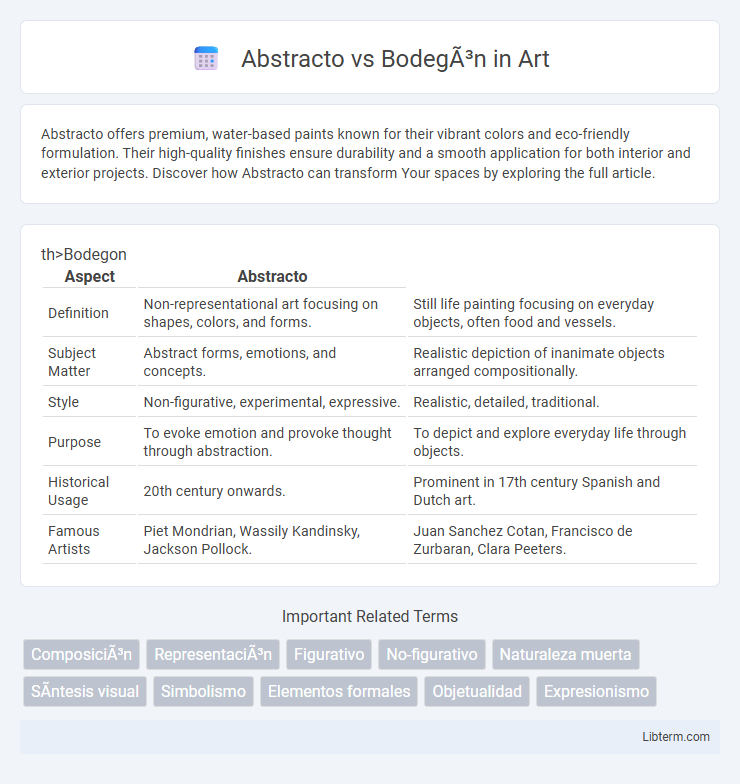 Bodegón vs Abstracto in Art - What is The Difference?