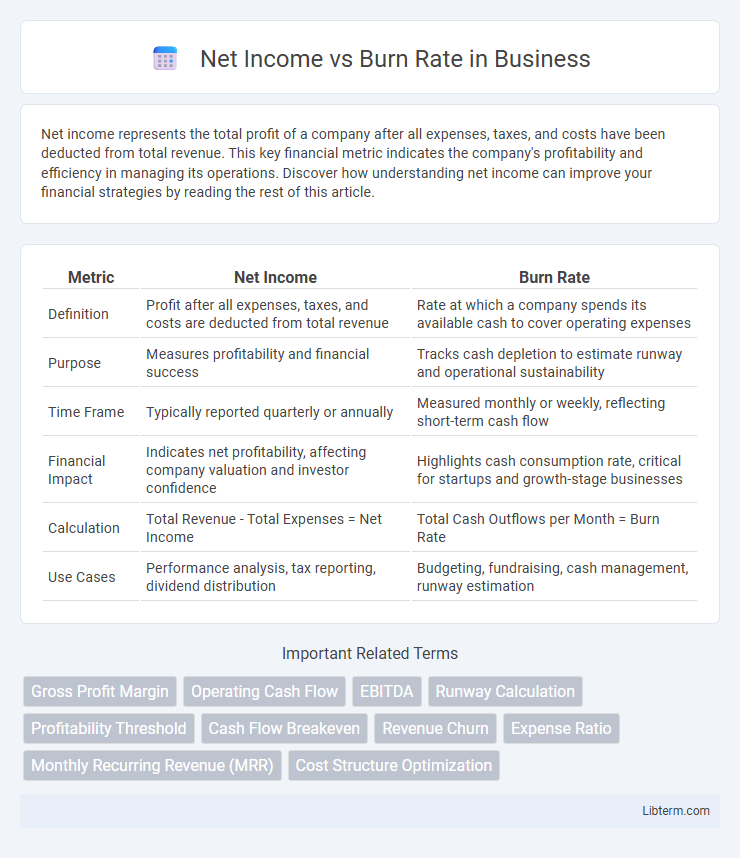 Burn Rate vs Net Income in Business - What is The Difference?
