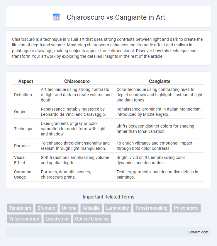 Cangiante vs Chiaroscuro in Art - What is The Difference?