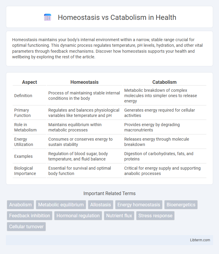 Catabolism vs Homeostasis in Health - What is The Difference?