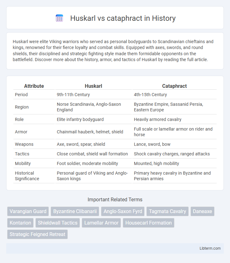 cataphract vs Huskarl in History - What is The Difference?