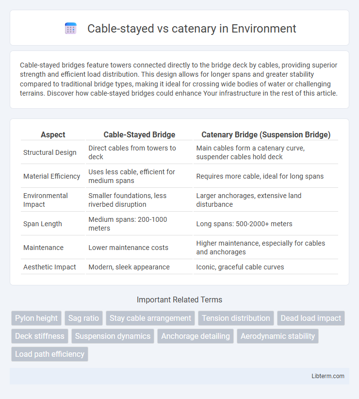 catenary vs Cable-stayed in Environment - What is The Difference?