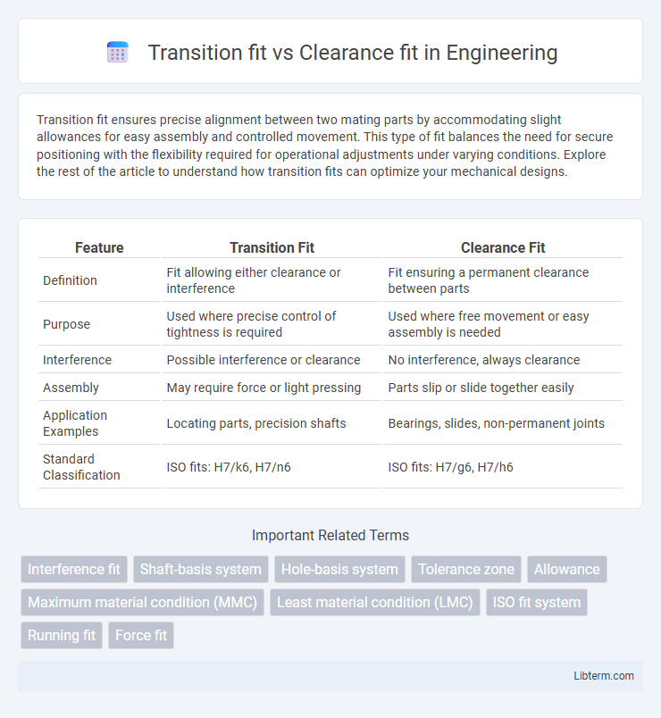 Clearance fit vs Transition fit in Engineering - What is The Difference?