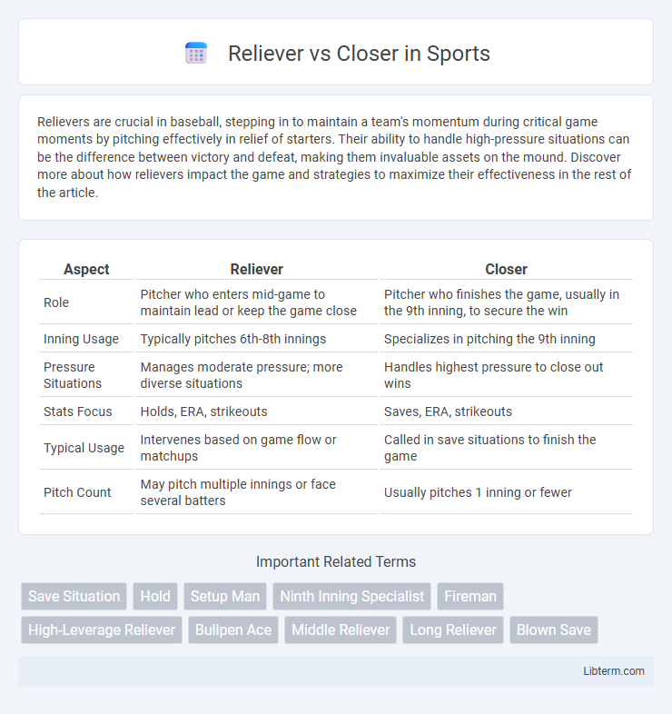 Closer vs Reliever in Sports - What is The Difference?