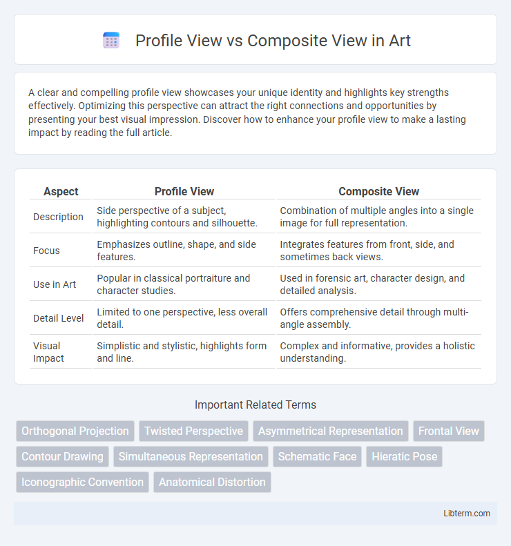 Composite View vs Profile View in Art - What is The Difference?