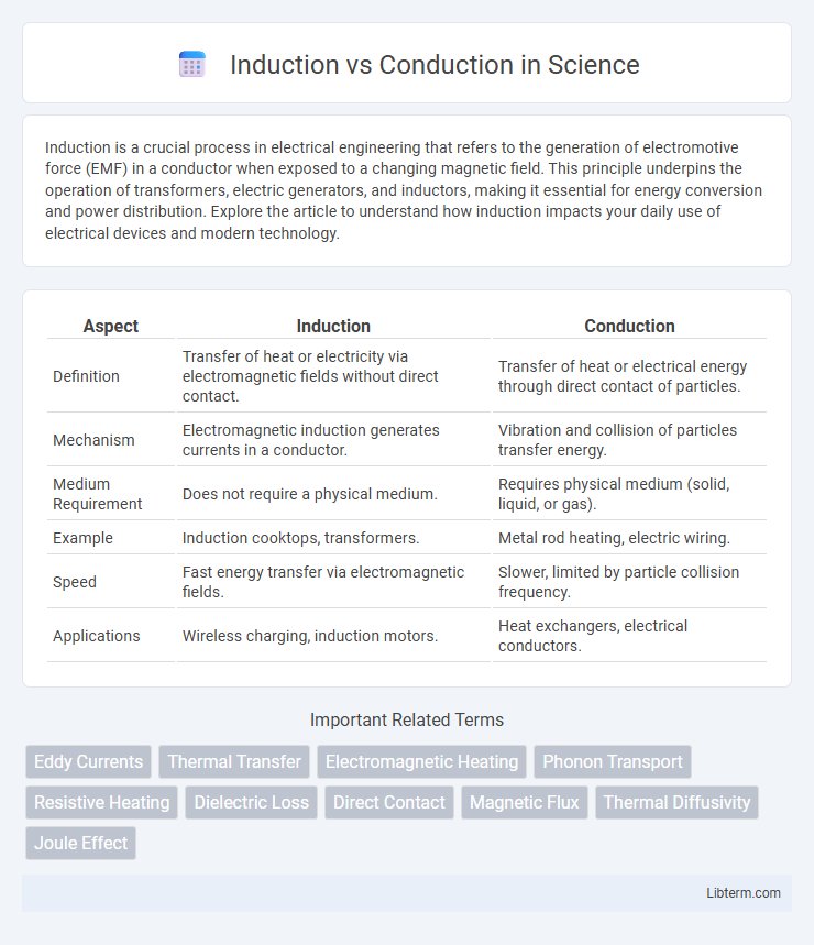 Conduction vs Induction in Science - What is The Difference?