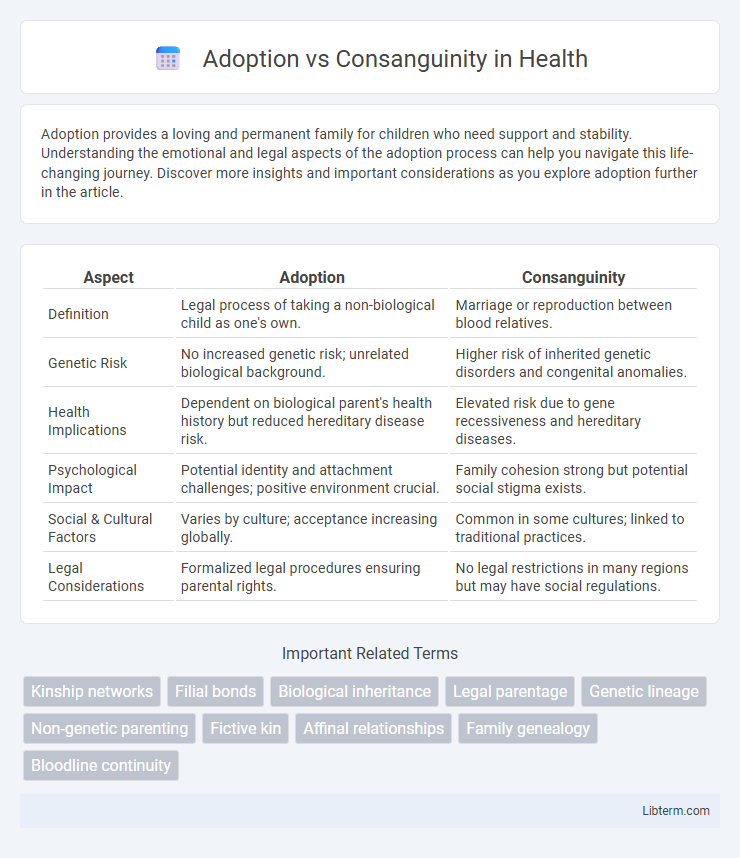 Consanguinity vs Adoption in Health - What is The Difference?