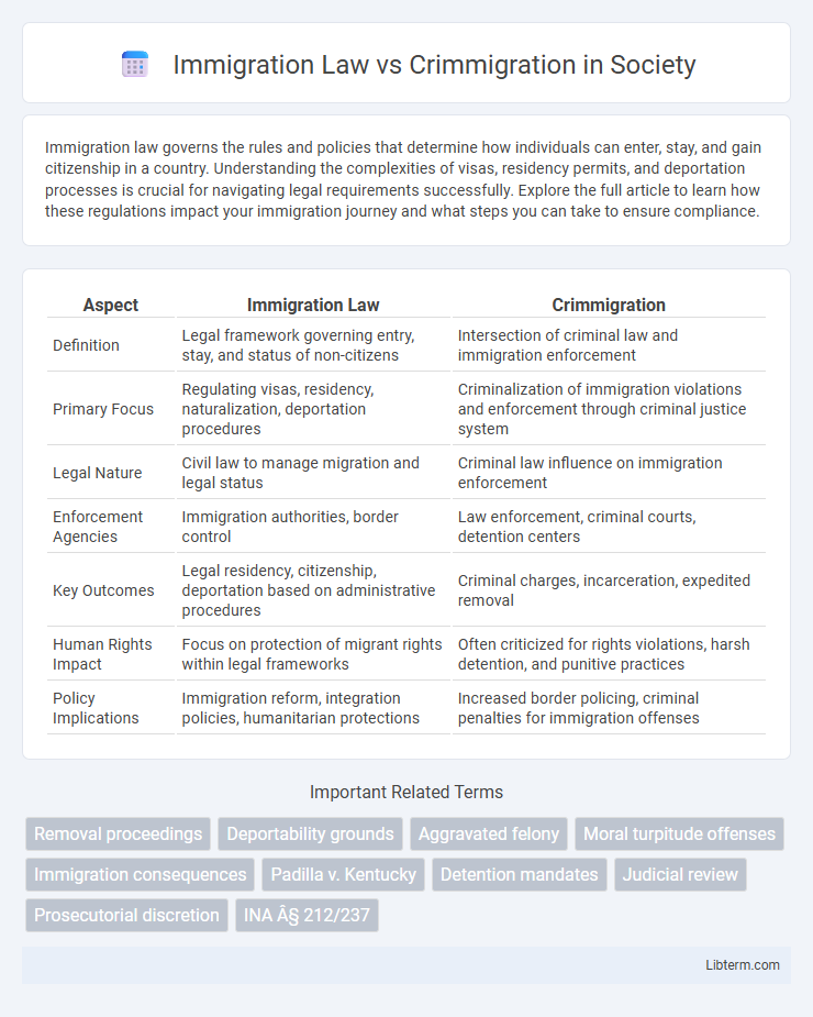 Crimmigration vs Immigration Law in Society - What is The Difference?