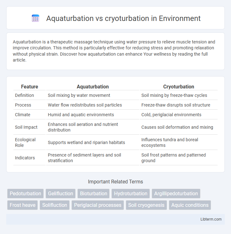 cryoturbation vs Aquaturbation in Environment - What is The Difference?