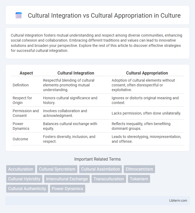 Cultural Appropriation vs Cultural Integration in Culture - What is The Difference?