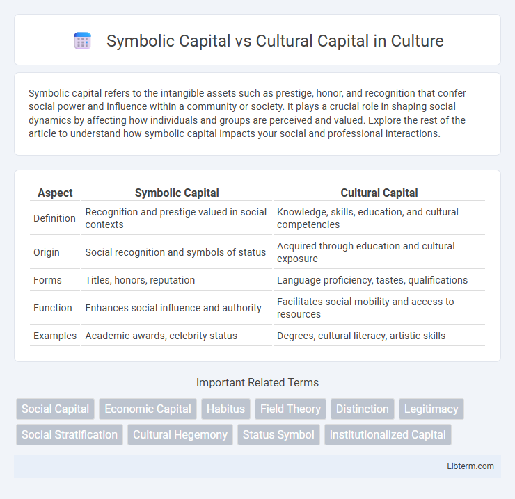 Cultural Capital vs Symbolic Capital in Culture - What is The Difference?