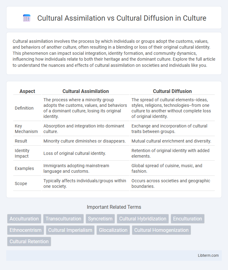 Cultural Diffusion vs Cultural Assimilation in Culture - What is The Difference?