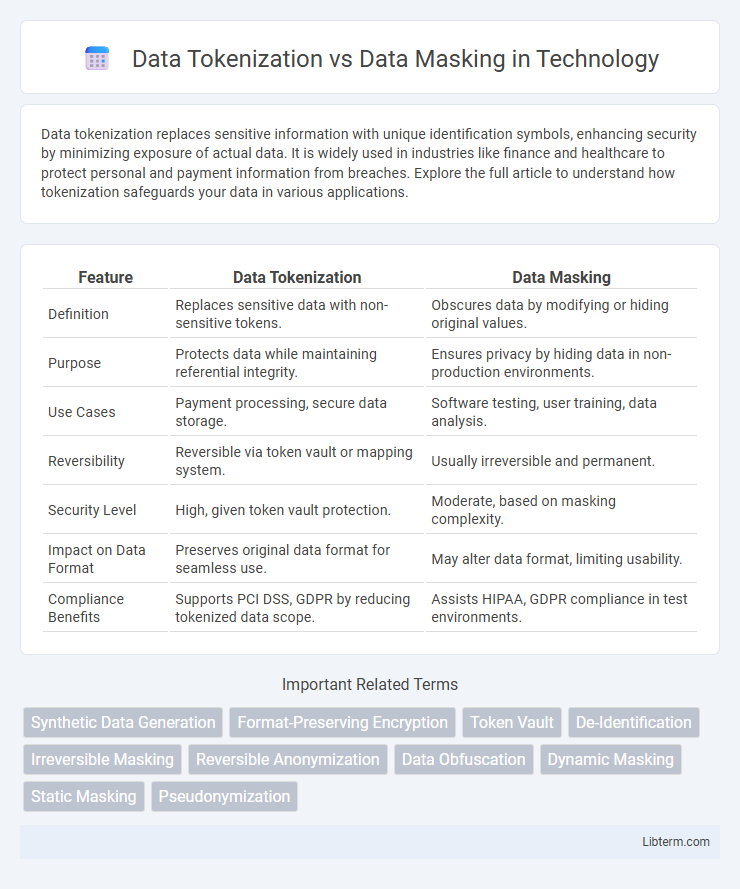 Data Masking vs Data Tokenization in Technology - What is The Difference?