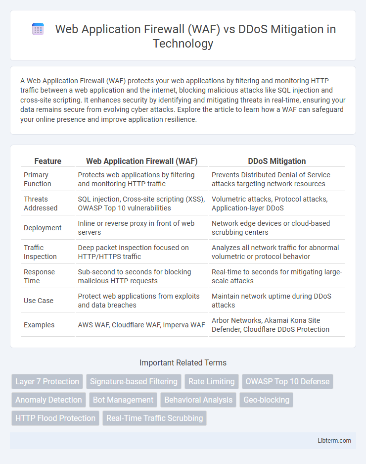 DDoS Mitigation vs Web Application Firewall (WAF) in Technology - What is The Difference?