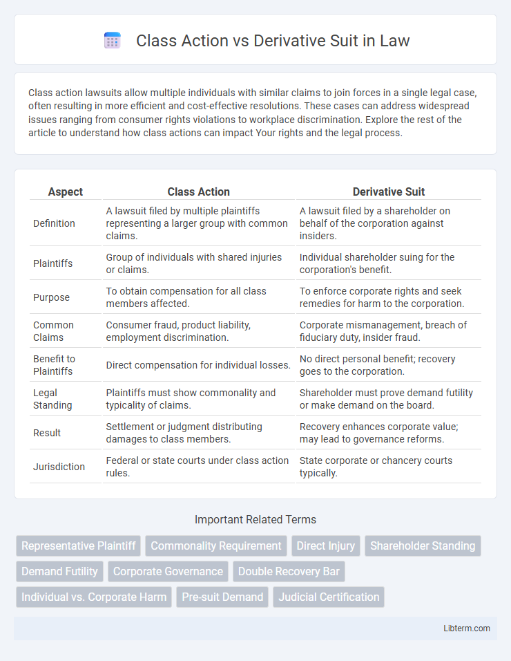 Derivative Suit vs Class Action in Law - What is The Difference?