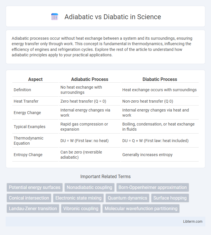 Diabatic vs Adiabatic in Science - What is The Difference?