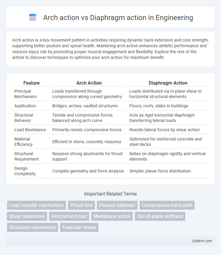 Diaphragm action vs Arch action in Engineering - What is The Difference?