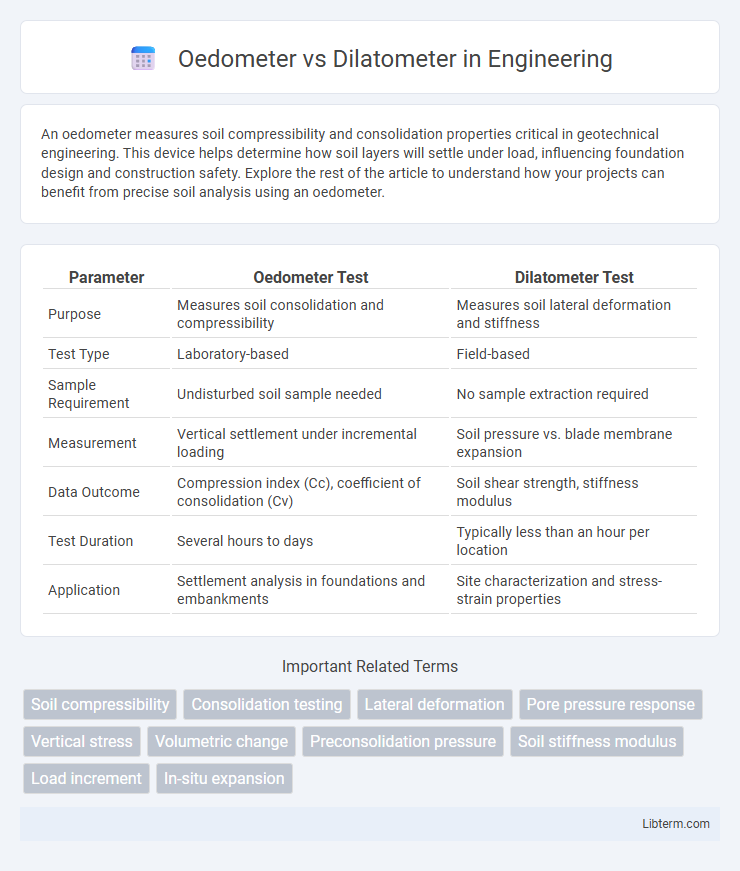 Dilatometer vs Oedometer in Engineering - What is The Difference?
