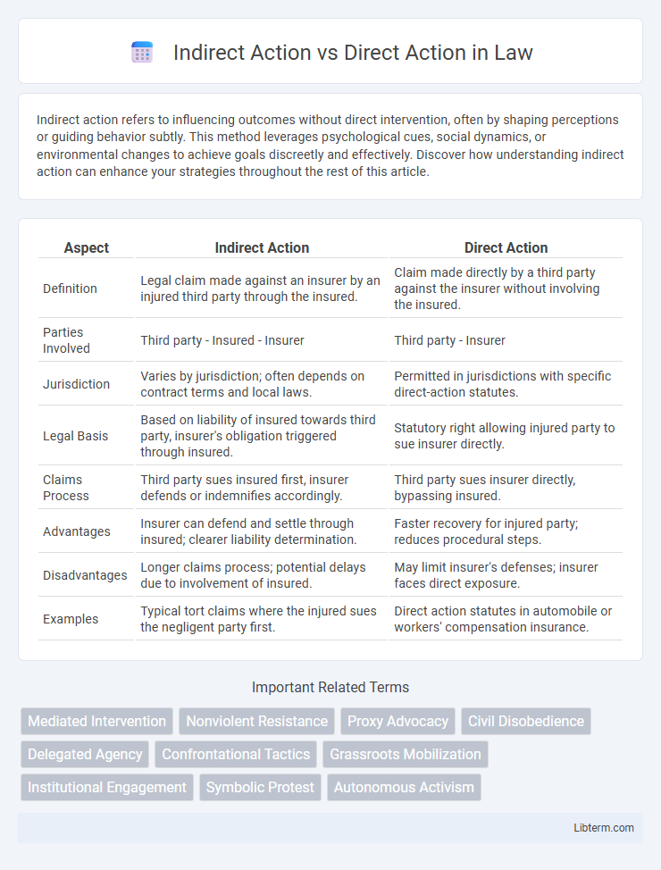 Direct Action vs Indirect Action in Law - What is The Difference?