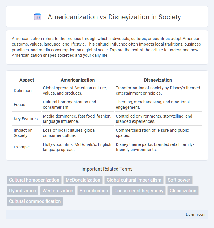 Disneyization vs Americanization in Society - What is The Difference?