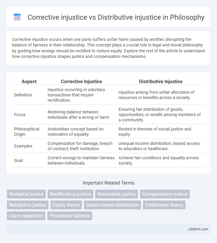 Distributive injustice vs Corrective injustice in Philosophy - What is The Difference?