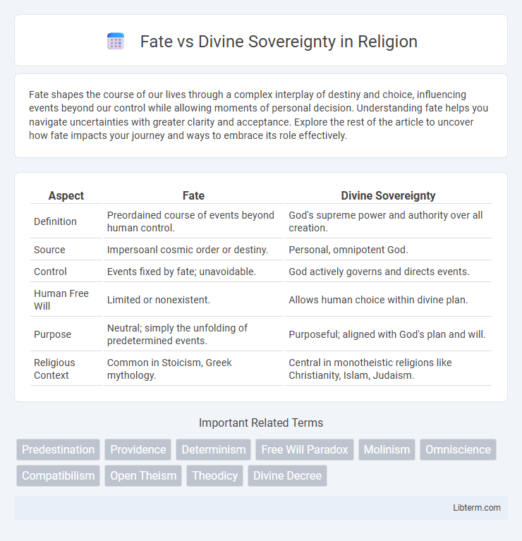 Divine Sovereignty vs Fate in Religion - What is The Difference?