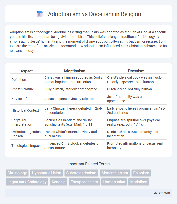 Docetism vs Adoptionism in Religion - What is The Difference?