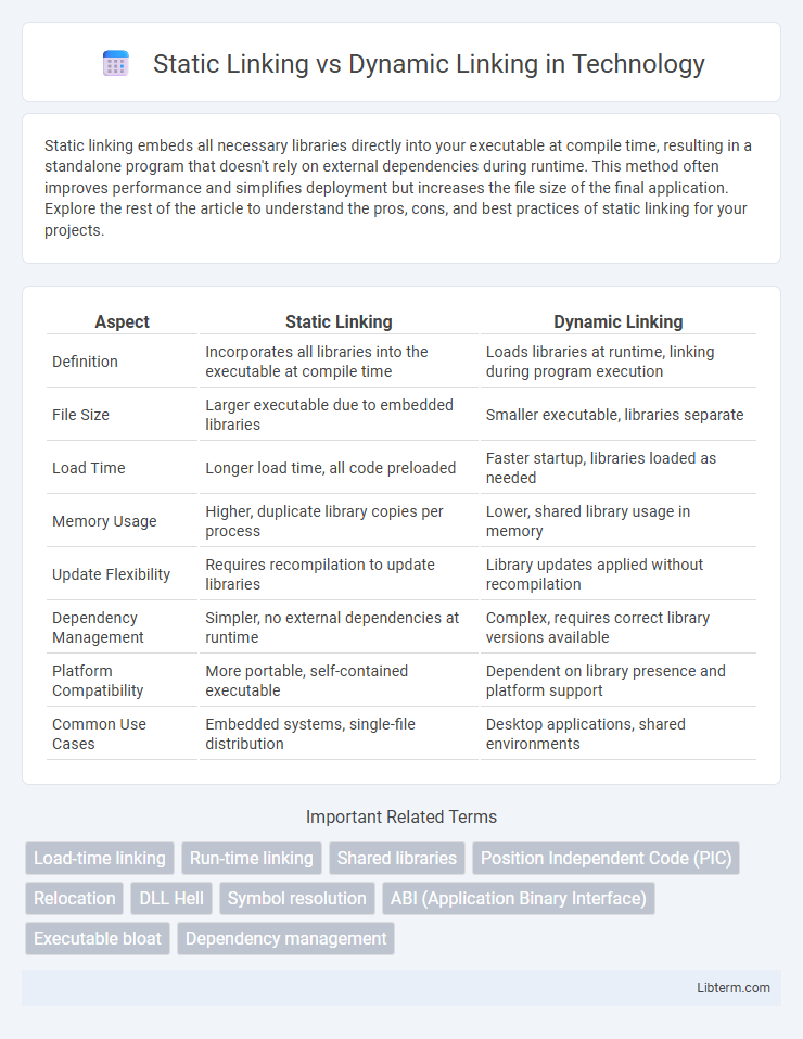 Dynamic Linking vs Static Linking in Technology - What is The Difference?