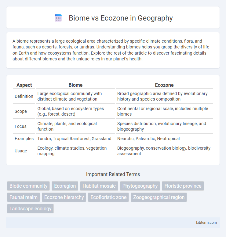 Ecozone vs Biome in Geography - What is The Difference?