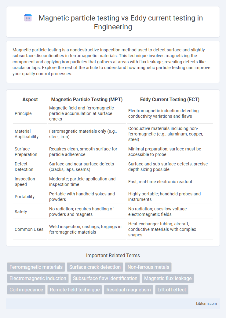 Eddy current testing vs Magnetic particle testing in Engineering - What is The Difference?