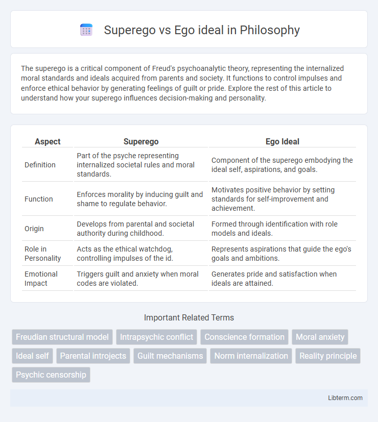 Ego ideal vs Superego in Philosophy - What is The Difference?