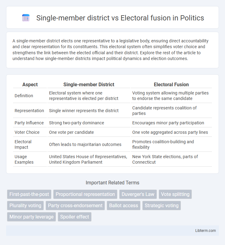Electoral fusion vs Single-member district in Politics - What is The Difference?