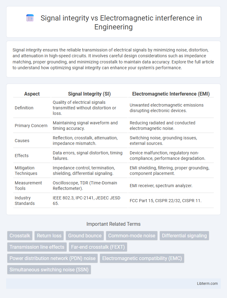 Electromagnetic interference vs Signal integrity in Engineering - What is The Difference?