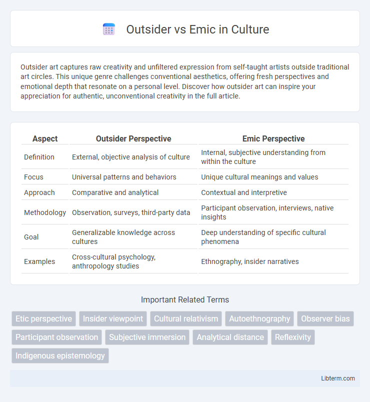Emic vs Outsider in Culture - What is The Difference?
